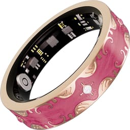 WizBay Premium Select® Bohemian Smart Ring - Rose Red - Hartslag, Slaap en Zuurstofmeting - Activiteitstracker - Maat 8 — thumbnail 3
