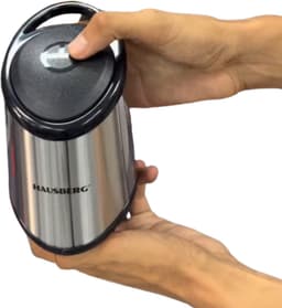 Hausberg HB-4508IN Elektrische Hakmolen 2 L | 500–700 W Power Chopper Met Turbo Boost, 8 RVS-Messen & Grote Kom – Inox Keukenhulp — thumbnail 2