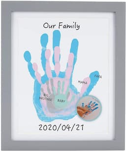 Babyprints frame voor familie - handafdruk en voetafdruk set — thumbnail 3