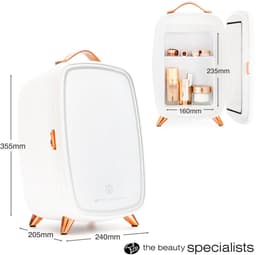 Rio FRBL - Skincare beauty Fridge - Make-up Koelkast - mini koelkast - met Spiegel & dimbare LED verlichting - 6 liter — thumbnail 2