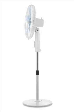 Stijlvolle Staande Ventilator met 3 Snelheden, Draaibare Kop en Hoogteverstelling - 45 W, Wit — thumbnail 3