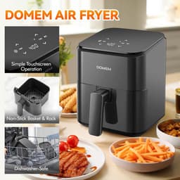 Compacte 3-kwart Airfryer met Anti-aanbakmand en Touch Display — thumbnail 4