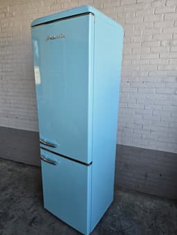 Helvetia Retro Koel-vriescombinatie HRCBGR300PELB1 - Hemelsblauw - 300L - Led Verlichting- XL - 192 cm hoog — thumbnail 5