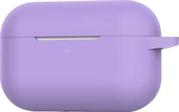 Hoesje - Geschikt voor Apple AirPods Pro 2 - Siliconen Hoes met Clip - Silicone Case Cover - Lila — thumbnail 3