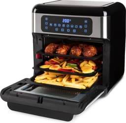 Inventum GF1200HLD Airfryer Oven XXL - 12L - 8 programma's - 80-200 °C - Tot 6 personen - Zwart/RVS - WK — thumbnail 5