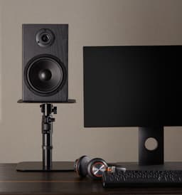 Speakerstandaard bureau - luidsprekerstandaard - set van 2 stuks — thumbnail 4
