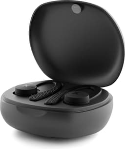 Audrax Sport Draadloze oordopjes – Oortjes Draadloos - Noise Isolation - 75 Uur Afspeeltijd - IPX7 Waterbestendig - Fysieke knoppen - Oplaadcase met display - Hardlopen - Zwart — thumbnail 5