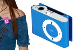 Mini MP3-speler - compatibel met Micro SD-kaart - verschillende kleuren van hoge kwaliteit Roze — thumbnail 1
