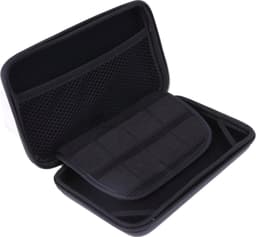 Opberghoes Geschikt voor Nintendo 3DS XL - Beschermhoesje - Case Hard Cover - Beschermende Tas - Waterdicht - Zwart — thumbnail 1