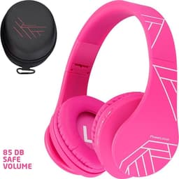 PowerLocus P2 draadloze Over-Ear Koptelefoon Inklapbaar koptelefoon voor kinderen - veilig volume van 85 dB - Bluetooth Hoofdtelefoon - Met microfoon — thumbnail 2