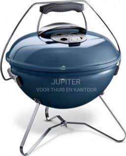 Weber Smokey Joe® Premium - Ø 37 cm Grillrooster - Houtskoolbarbecue - Slate Blue - Tuck-N-Carry Dekselvergrendeling - Gesloten ketel voor asopvang - Ventilatierooster in deksel - Stabiel frame met 3 poten - Draagbeugel — thumbnail 1