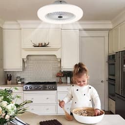 Plafondventilator met verlichting - Dimbaar met afstandbediening - 80W — thumbnail 3