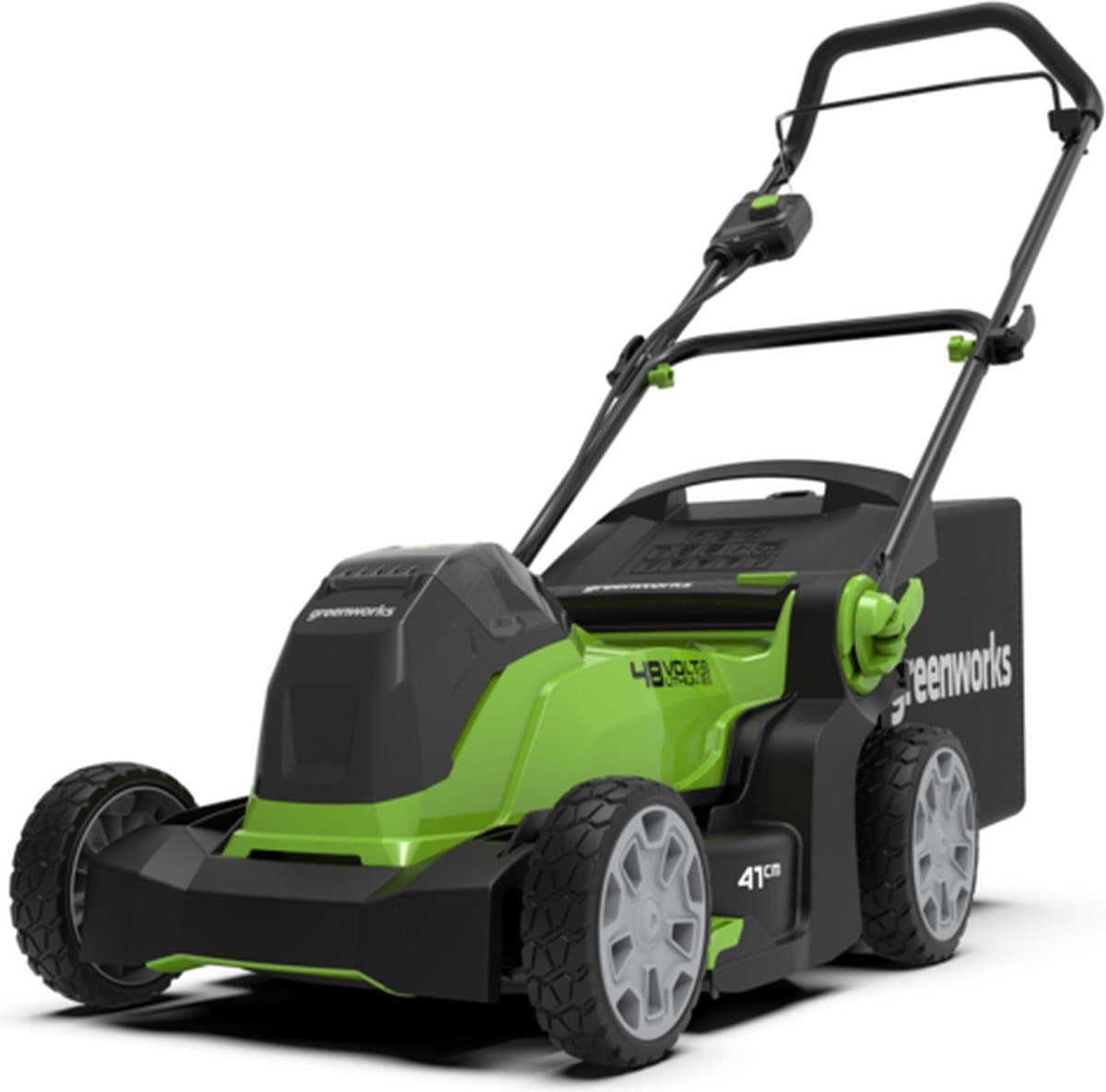 Greenworks - G48LM41K2X grasmaaier met 2 48/24V accu's — afbeelding 1