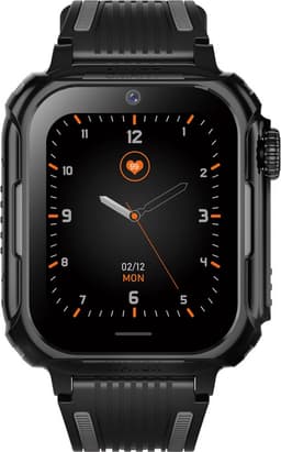 Wiesba WB39B - smartwatch kinderen - gps horloge kind - kinderhorloge bellen - gps tracker kinderhorloge - kinderhorloge met gps - kinderhorloge - Zwart — thumbnail 1