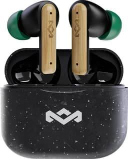 House of Marley Little Bird Draadloze Oordopjes - Bluetooth Oortjes Draadloos - 24 uur Batterijduur - Eco Friendly Design - Quickcharge - Touchbediening - Zwart — thumbnail 1