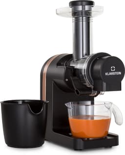 Klarstein Bella Elegance Sappers 200 W, Sapcentrifuge met 400 ml, BPA-vrij, antislip standvoet, max. continue bedrijfstijd: ca. 20 minuten, eenvoudige reiniging, zwart — thumbnail 1