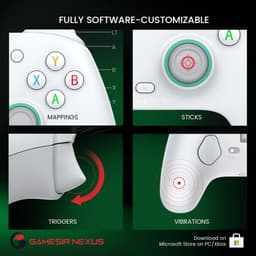 Gamesir G7 SE - Bedrade Controller - Hall Effect Sticks - Xbox Series X/S, Xbox One en PC - Wit — thumbnail 4