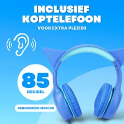 Kindertablet - Vanaf 2 jaar - Kinderlaptop - Tablet - Voor Kinderen - Kind - Inclusief Beschermhoes & Koptelefoon — thumbnail 4