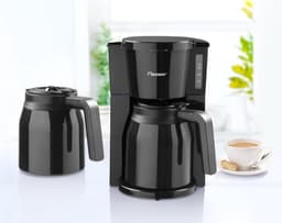 Bestron Koffiezetapparaat filterkoffie 900W - ACM900TD - 1 L, 8 koppen - Thermoskan - Zwart - 5 jaar garantie - WK — thumbnail 5