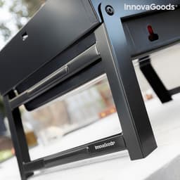 Opvouwbare draagbare barbecue voor gebruik met houtskool - Draagbare bbq - Opvouwbare barbecue - Kleine barbecue - Draagbare barbecue - Tafel bbq - Tafel bbq houtskool - Kleine bbq - Mini bbq — thumbnail 3