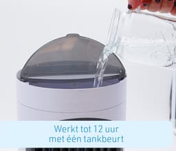 Livington SmartChill wit - portabler Air-Cooler - Water-Verkoeling - Luchtkoeler - 3 snelheden - voor 12 uur koeleffect — thumbnail 5