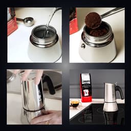 Bialetti Venus Percolator – 2 kops – Roestvrijstaal – 85 ml — thumbnail 4