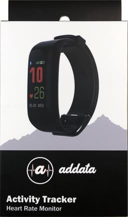 AT3 Activity Tracker - Stappenteller & Hartslagmeter - Met Slaapmonitor & Notificaties - Magnetisch Opladen - Ultra Lichtgewicht (24g) - Zwart — thumbnail 2