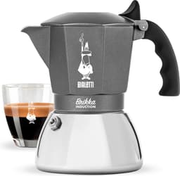 Bialetti Brikka Induction Percolator 4 Kops – Espresso Maker – Inductie Geschikt – Crema-laag – Zwart/RVS — thumbnail 2