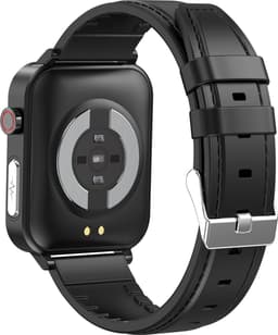 Belesy® INTELLIGENT - Smartwatch Dames - Smartwatch Heren - Horloge - 1.70 inch – kleurenscherm – Stappenteller – Calorieën - Gezondheidsindicatoren – Je eigen foto als wijzerplaat - Leer – Zwart - Moederdag — thumbnail 4