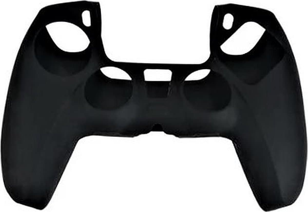 Playstation 5 Controller Skin - PS5 Silicone Hoes - Playstation 5 Accessoires - Cover - Hoesje - Siliconen skin case - Zwart — afbeelding 1
