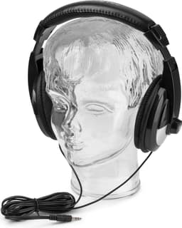 Koptelefoon - SkyTec SH120 hoofdtelefoon voor DJ, instrumenten, muziek, etc. met 2 meter kabel - Zwart — thumbnail 3