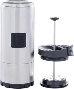 Planetary Design - Serie BruTrek OVRLNDR - French press - Koffie - Camping - Outdoor - Hiking - Cafetière - RVS - Afneembare onderkant voor makkelijke reiniging - 710ml — thumbnail 1