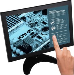 Joy-it RB-LCD10-2 Touchscreen monitor Energielabel: A+ (A++ - E) 25.4 cm (10 inch) 1280 x 800 pix HDMI, USB, VGA, BNC — thumbnail 3