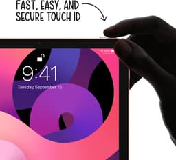 Apple iPad Air (2020) - 10.9 inch - WiFi + 4G - 64GB - Zilver — thumbnail 5