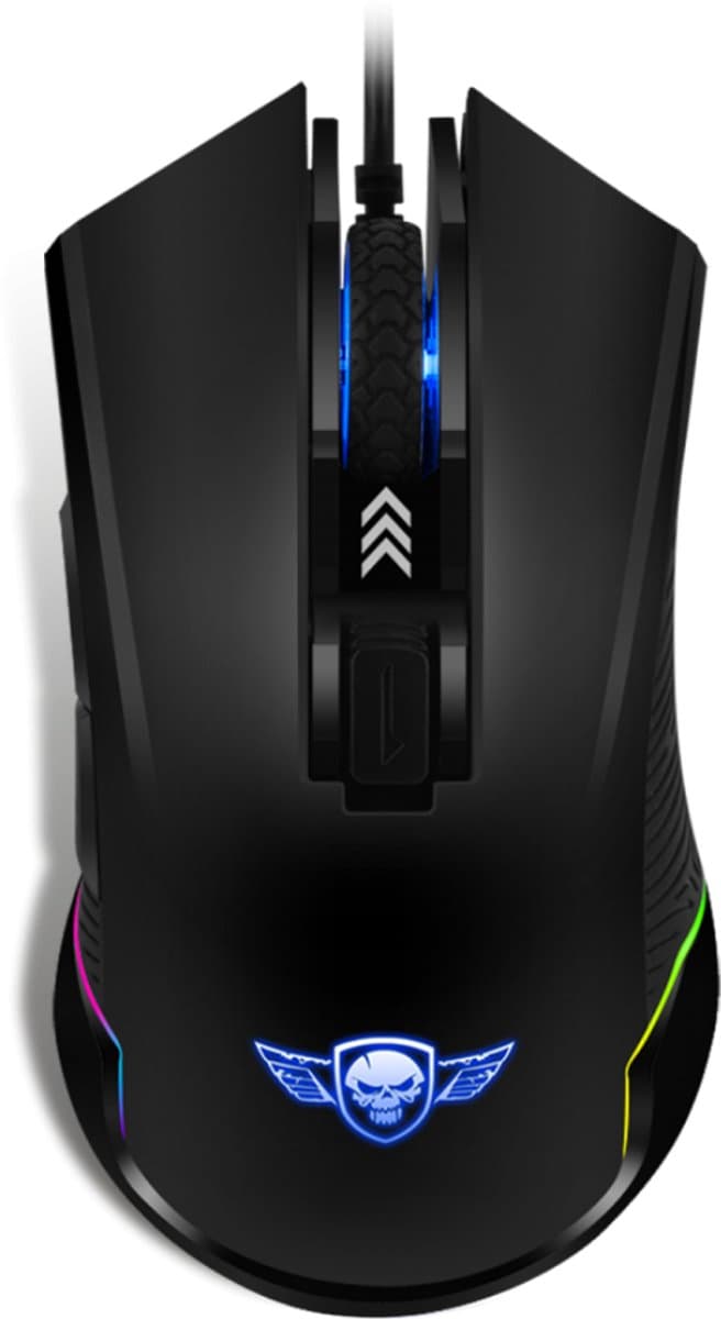 Spirit of Gamer ELITE-M20 Bedrade Gaming Muis - Professionele Optische Sensor met RGB-verlichting en Programmeerbare Knoppen - Rechtshandig — afbeelding 1