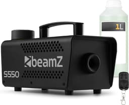 BeamZ S550 rookmachine met 1 liter rookvloeistof - Party rookmachine met afstandsbediening - 550W — thumbnail 1