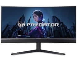 Acer Predator X34V3bmiiphuzx computer monitor 86,4 cm (34") 3440 x 1440 Pixels UltraWide Quad HD LED Zwart