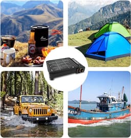 SMH LINE® Party Grill - Incl. 10x Gasflessen - Camping Grill - Camping kooktoestel - Safari Chef — thumbnail 3