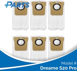 Dreame S20 Pro Stofzakken (6 Stuks, Plus.Parts® alternatief voor RDB3) — thumbnail 1