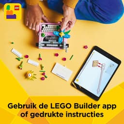LEGO Creator 3-in-1 - Typemachine met bloemen Constructiespeelgoed — thumbnail 3