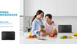 Midea AG20CF2EBK - Magnetron met grill - 20L - 700W - 8 Automatische programma's - Zwart — thumbnail 3