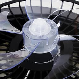NETTLIFE Plafondventilator met verlichting - zwart - LED 61W - 49.5CM - CCT dimbaar - ventilator met afstandsbediening - moderne - keuken | eetkamer | woonkamer | slaapkamer — thumbnail 4