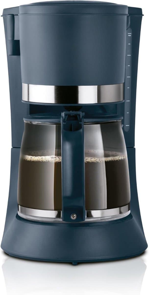 ApexArte® Koffiezetapparaat met Thermoskan - Koffiemachines - Zwart en Grijs — afbeelding 1