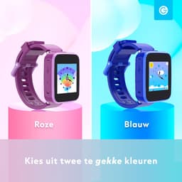 Smartwatch Kinderen met Camera en SD-kaart - Rekenmachine, Zaklamp, Alarm, Timer - 9 Spelletjes - Touchscreen - Educatief speelgoed 3 Jaar - Kids - Kinderhorloge Meisjes / Jongens - Cadeautje - 3, 4, 5, 6, 7, 8, 9, 10+ Jaar - Blauw - Soundlogic — thumbnail 2
