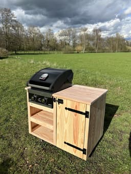 Buitenkeuken met Grandhall G2 - Douglas hout — thumbnail 2