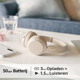 SONY WHCH520C.CE7 On-ear Draadloze hoofdtelefoon Taupe — thumbnail 4
