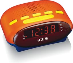 Ices Wekkerradio - Digitale Wekker - Dubbel Alarm en Snooze - ICR-210 Kids - Kleurrijk design — thumbnail 1