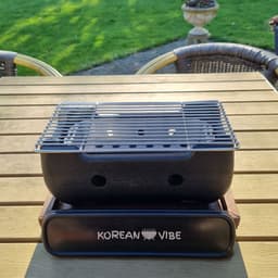 KoreanVibe The small Grill Barbeque - BBQ - Grill - Tafel - Barbecue - Korean bbq - houtskool bbq - koreaanse barbeque — thumbnail 1
