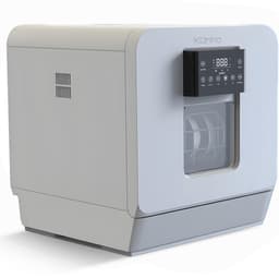 Kompo K02 - Mini Vaatwasser – 4 Couverts – Waterreservoir & Kraanaansluiting – Ingebouwde Ontkalker / Waterontharder – Energiezuinig – Stil – 5 Programma’s – Vrijstaand – Tafelmodel – Wit — thumbnail 1
