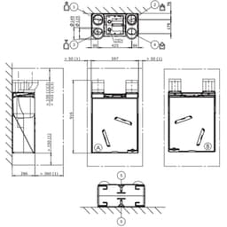 Itho Daalderop WTW unit HRU 200 ECO 200m3/h - euro stekker — thumbnail 4